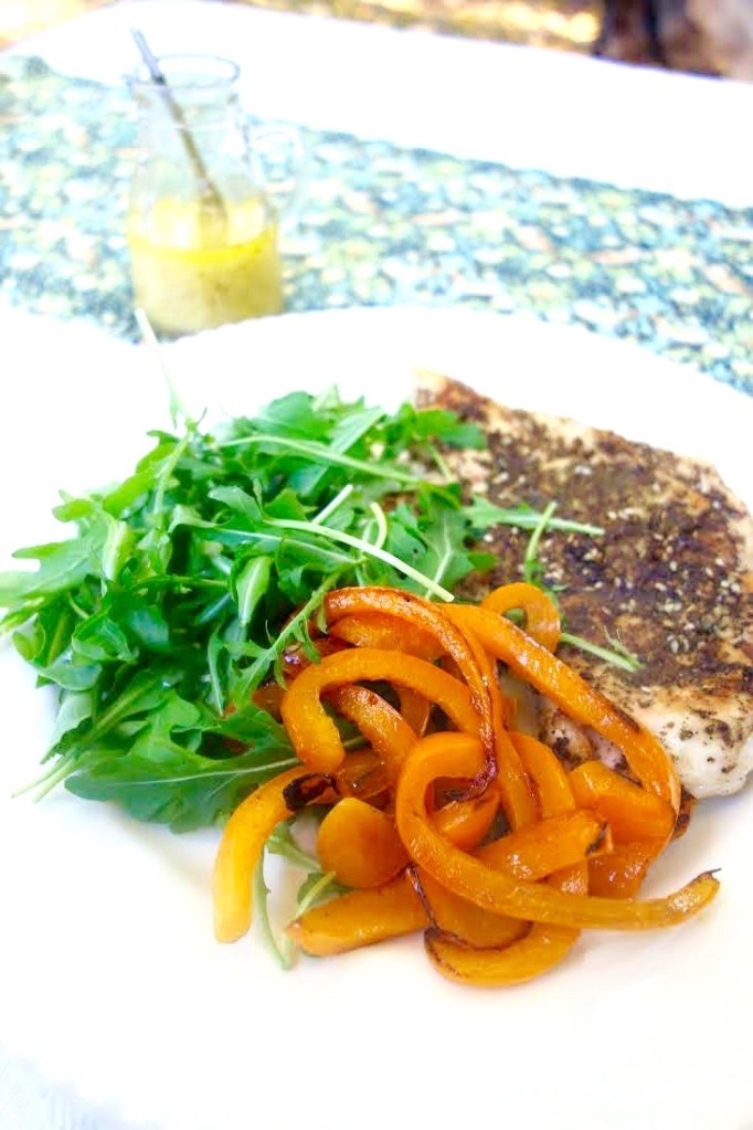 Chicken Paillard Plated