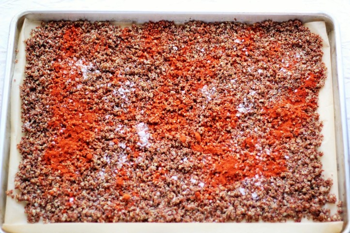 Quinoa spiced to toast