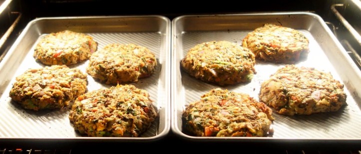 Cilantro Salmon Stacks oven