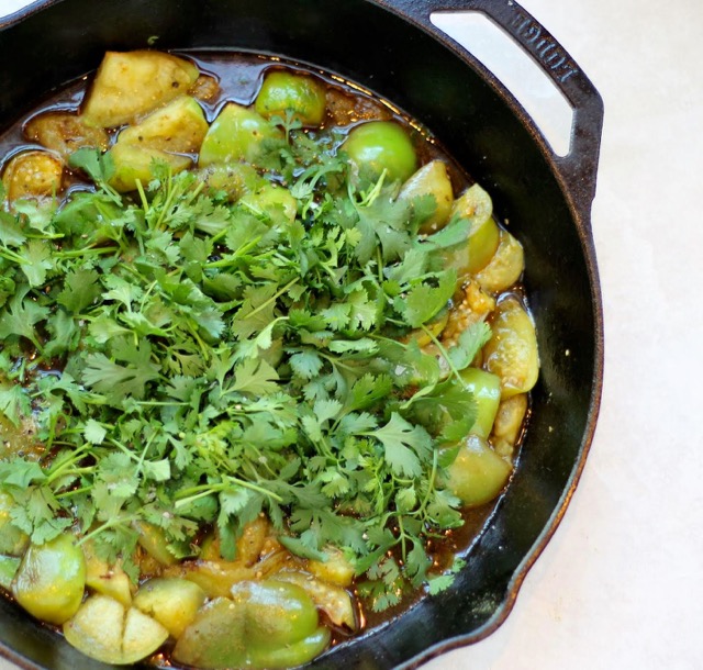 Cilantro and Tomatillo