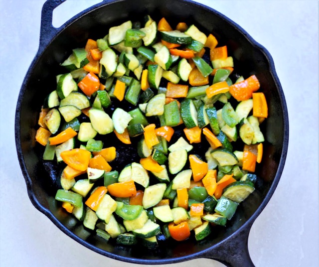 Zucchini in Cast Iron