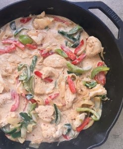 Mexican Skillet chipotle chicken sauce
