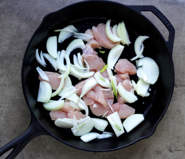Mexican Skillet_Chx onions