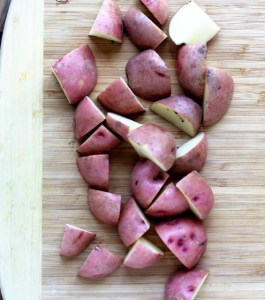 Potato Salad cut pots