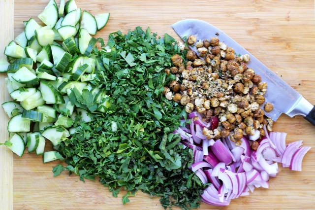 Tabouleh_ ingredients_chopped